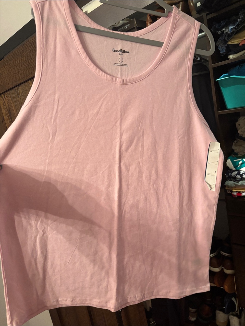 Goodfellow & Co Light Pink Scoop Neck Tank